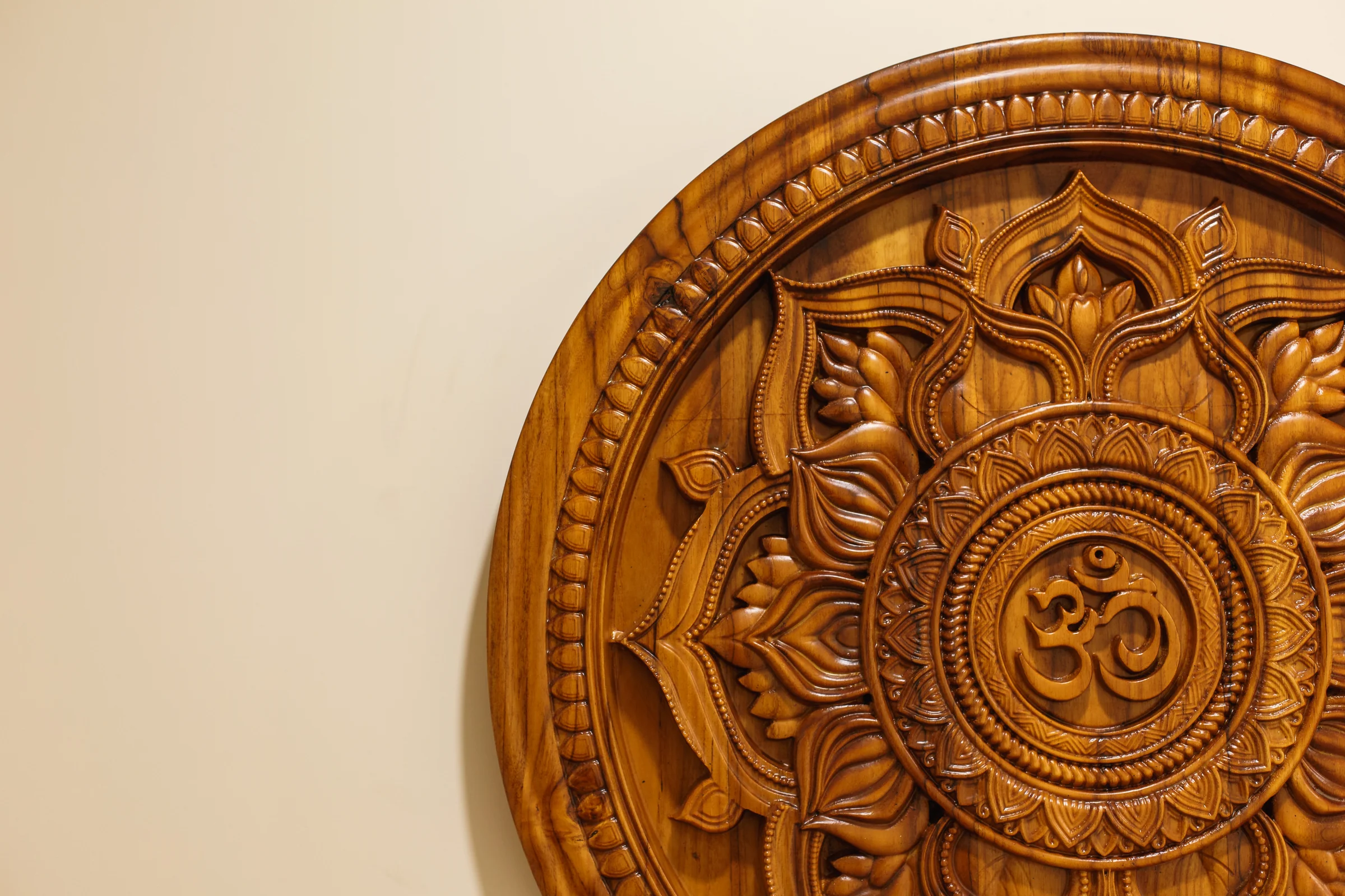 Tree Hues Handcrafted Teak Mandala